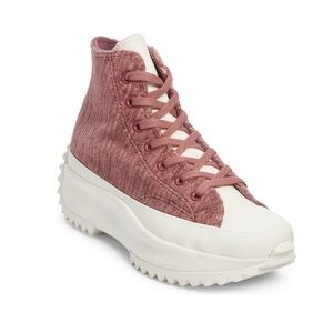 Converse Run Star Hike High Top platform sneaker in corduroy Size: 7.5